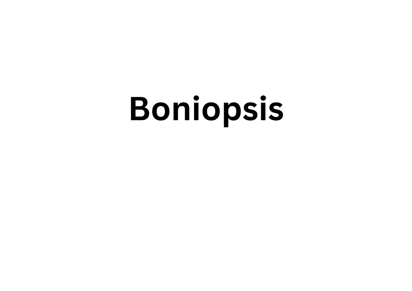 Boniopsis ( Bambusa bonii )