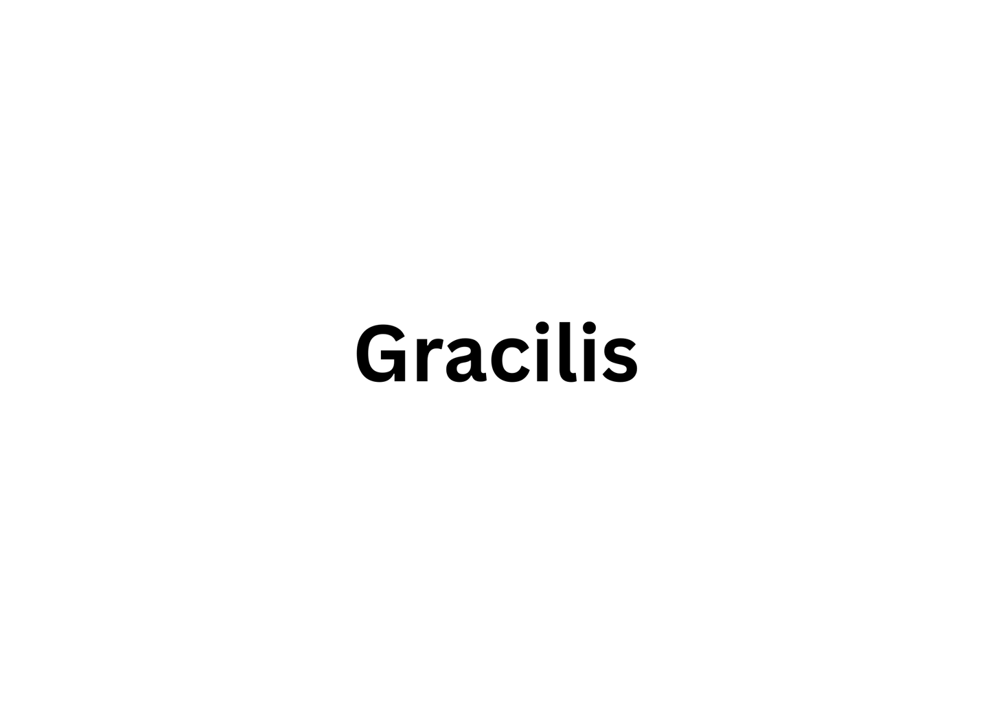Gracilis Textilis