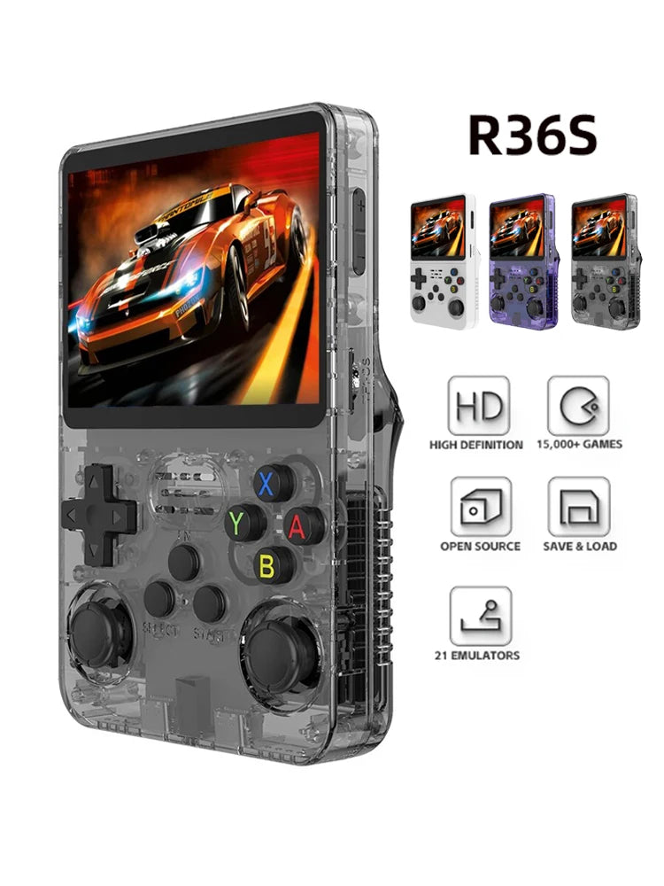 R36S Retro Gaming Console 128GB 15000 Games