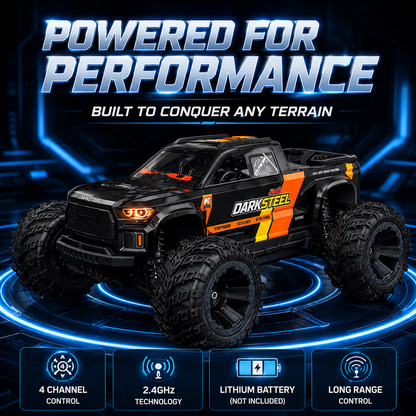 1:16 Dark Steel RC Monster Truck ( Brushless )