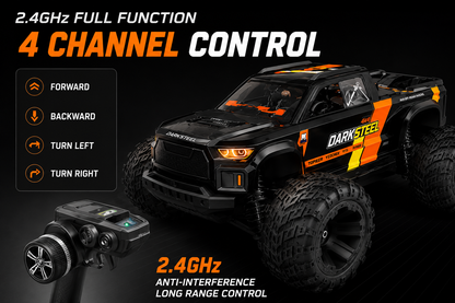 1:16 Dark Steel RC Monster Truck ( Brushless )