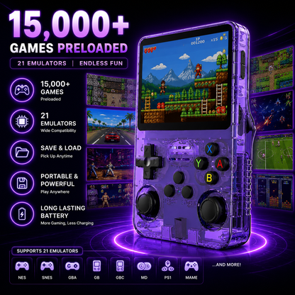 R36S Retro Gaming Console 128GB 15000 Games