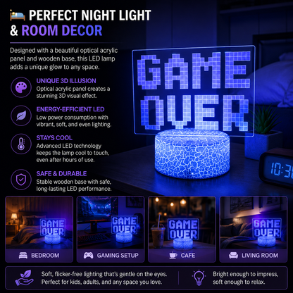 Neon 7 Colour Gaming Setup Ambiance Lamp