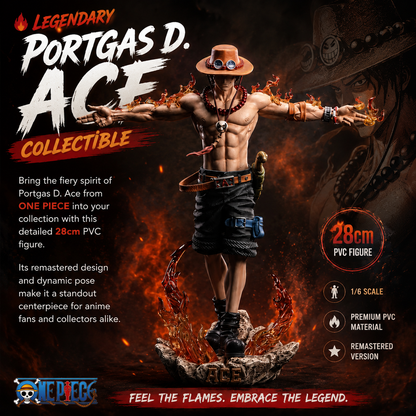 Portgas D. Ace 28cm One Piece Action Figure