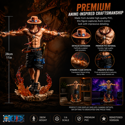 Portgas D. Ace 28cm One Piece Action Figure