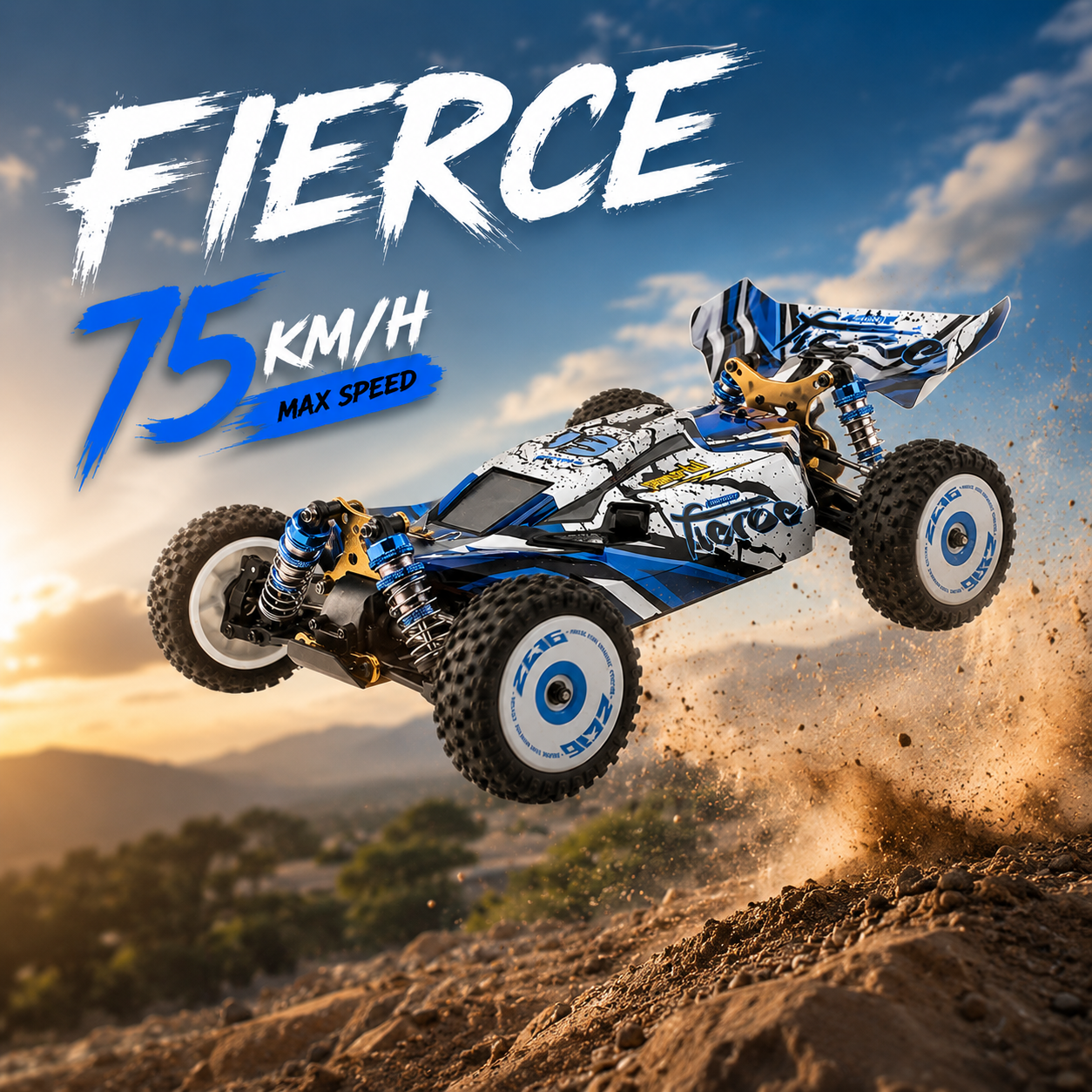 Fierce RC Car 75Km/h 1:12 2.4G ( Brushless )
