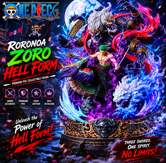 Roronoa Zoro Hell Form One Piece Figure 21cm