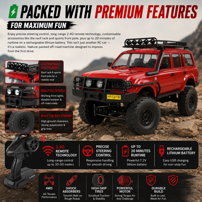 Remote Control Toyota LandCruiser 80 Series