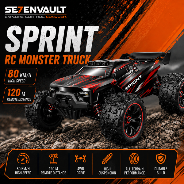 Sprint Rc Truggy 1:16 80KM/H ( Brushless )