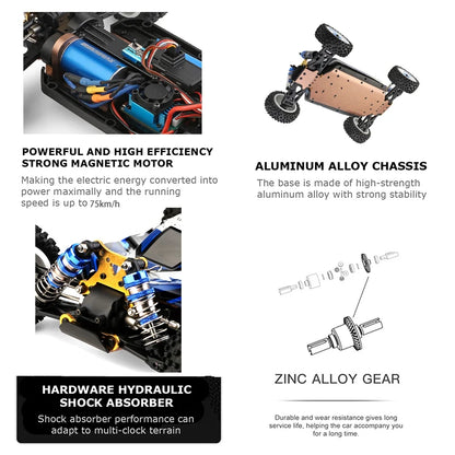 Fierce RC Car 75Km/h 1:12 2.4G ( Brushless )