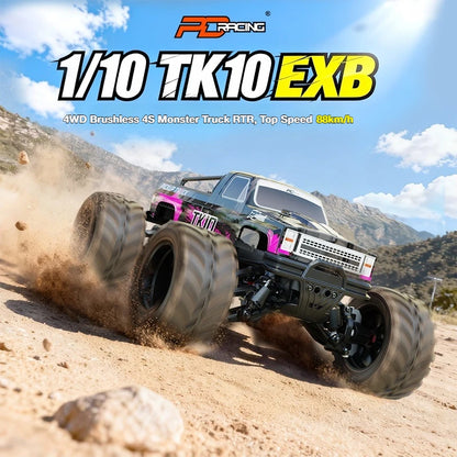 1/10 TK10 88KM/H Brushless Waterproof High-Speed 4WD RC Monster Truck