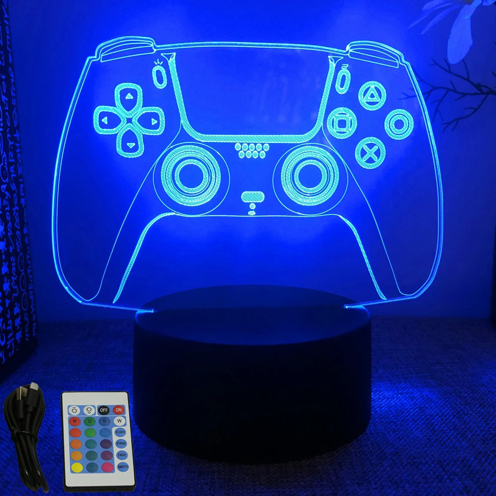 Neon 7 Colour Gaming Setup Ambiance Lamp