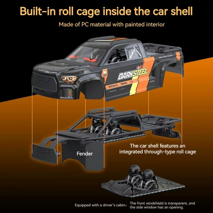 1:16 Dark Steel RC Monster Truck ( Brushless )