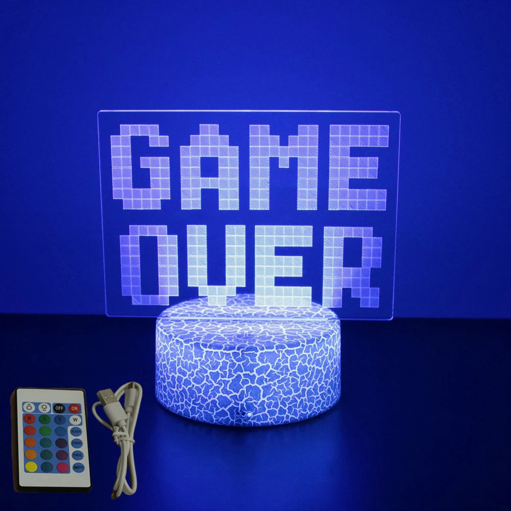 Neon 7 Colour Gaming Setup Ambiance Lamp