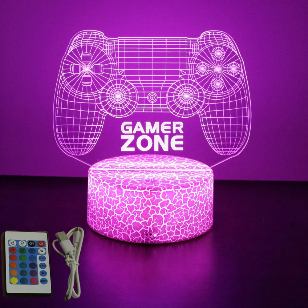 Neon 7 Colour Gaming Setup Ambiance Lamp