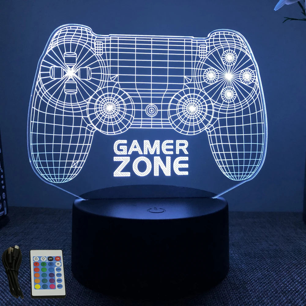 Neon 7 Colour Gaming Setup Ambiance Lamp