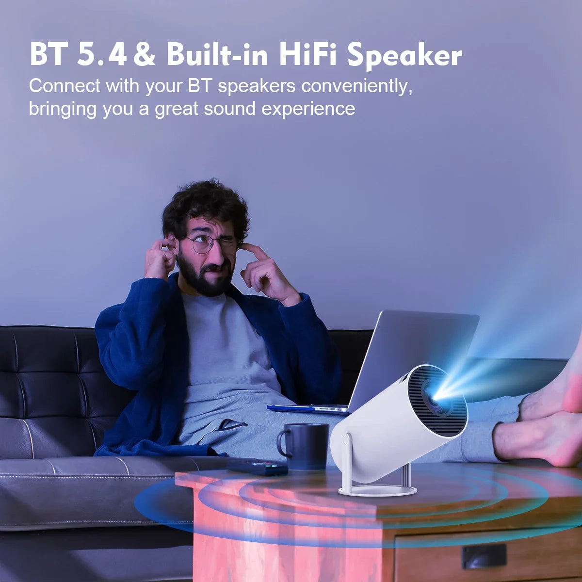 Pro Entertainment Projector – Perfect for Movies, Gaming & Streaming