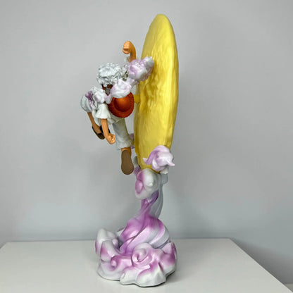 Moon Nika Luffy 26cm One Piece Gear 5 Figure Lamp