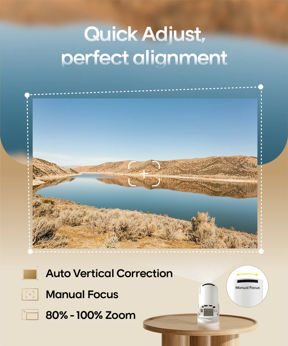 Pro Entertainment Projector – Perfect for Movies, Gaming & Streaming