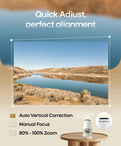 Pro Entertainment Projector – Perfect for Movies, Gaming & Streaming