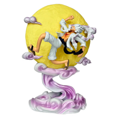 Moon Nika Luffy 26cm One Piece Gear 5 Figure Lamp