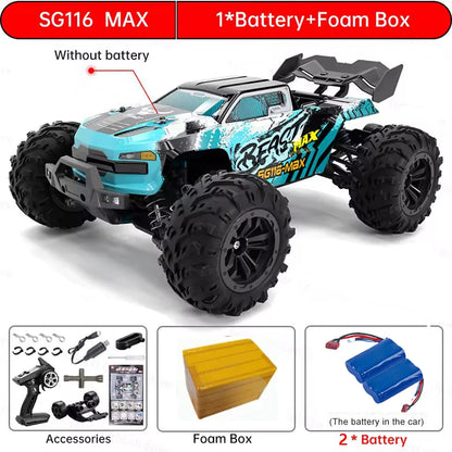 High Speed 4WD BEAST MAX RC Car (80KM/H)