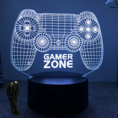 Neon 7 Colour Gaming Setup Ambiance Lamp