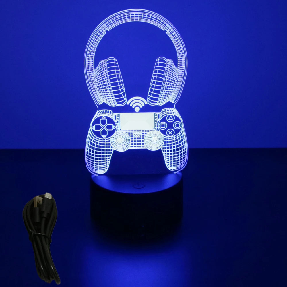 Neon 7 Colour Gaming Setup Ambiance Lamp