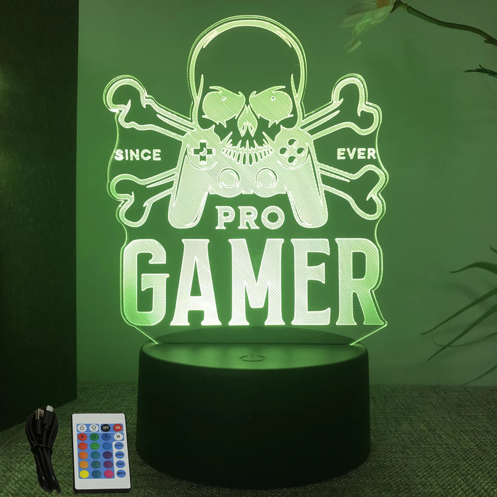 Neon 7 Colour Gaming Setup Ambiance Lamp