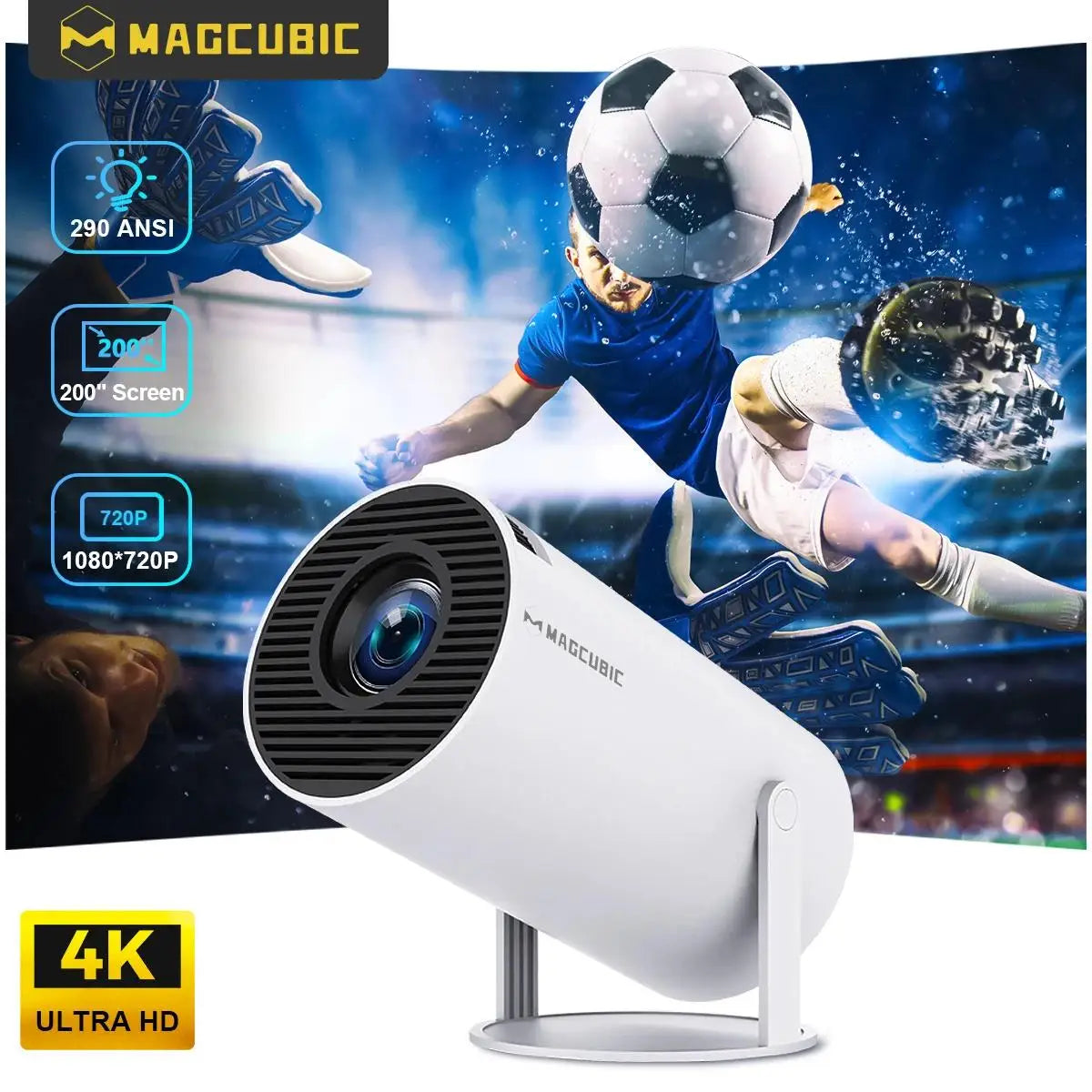 Pro Entertainment Projector – Perfect for Movies, Gaming & Streaming
