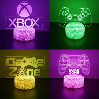 Neon 7 Colour Gaming Setup Ambiance Lamp