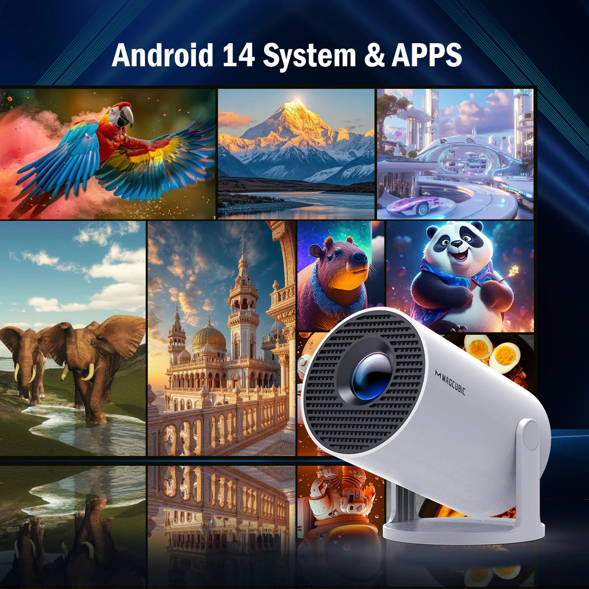 Pro Entertainment Projector – Perfect for Movies, Gaming & Streaming