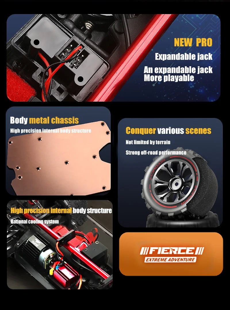 Sprint Rc Truggy 1:16 80KM/H ( Brushless )