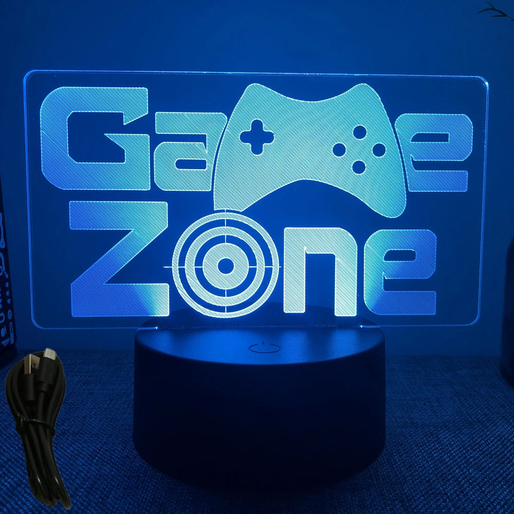 Neon 7 Colour Gaming Setup Ambiance Lamp