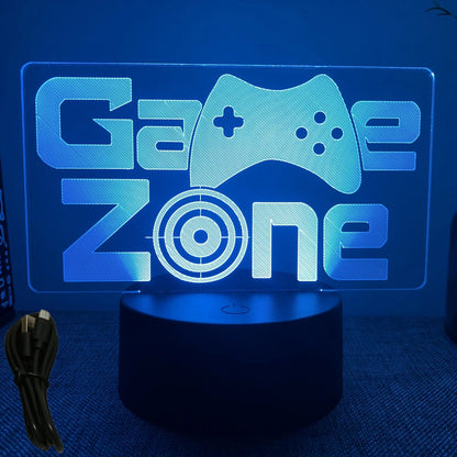 Neon 7 Colour Gaming Setup Ambiance Lamp