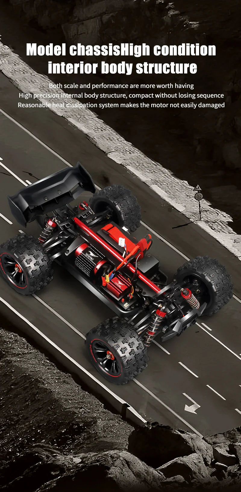 Sprint Rc Truggy 1:16 80KM/H ( Brushless )